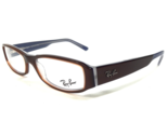 Ray-Ban Eyeglasses Frames RB5081 2213 Brown Clear Purple Gray Oval 52-16... - £44.17 GBP