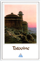 Star Wars DisneyLand Star Tours Tatooine 1986 Postcard - £7.04 GBP