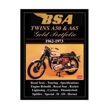 Bsa Twins A50 And A65 Gold Portfolio1962- 1973 R.M. Clarke - $40.00