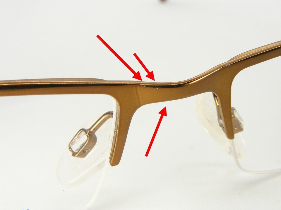 W/ TAG BMEC BIG CRUSH BROWN EYEGLASSES GLASSES FRAME B.M.E.C. 55-18-145 (NOTES) Item image 7