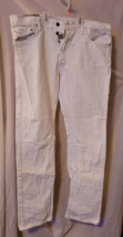 Men Polo Ralph Lauren White Jeans Size 36x32 Collectible Casual Spring Summer - £39.31 GBP