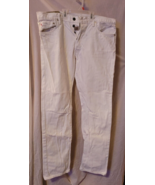 Men Polo Ralph Lauren White Jeans Size 36x32 Collectible Casual Spring S... - £39.31 GBP