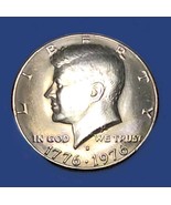 Uncirculated 1976 D Bicentennial Kennedy Half Dollar W/ Error Missing &quot;E... - $1,671.55 MXN