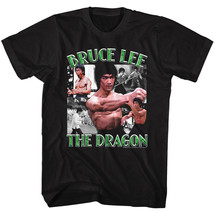 Bruce Lee Dragon Action Montage Men&#39;s T Shirt Movie Storyboard Collage Ninja - £19.05 GBP+