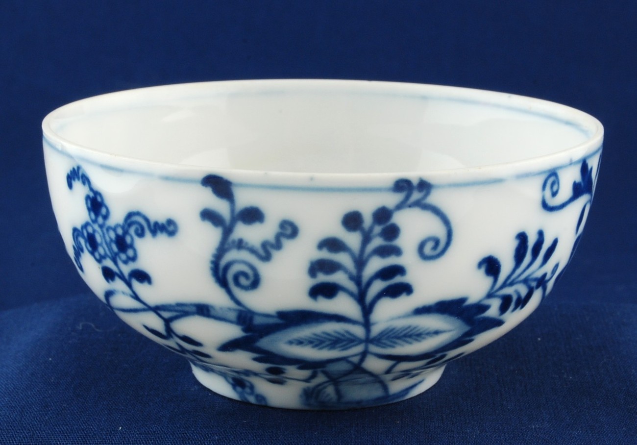 Carlsbad Blue Onion Blue & White Cup & Saucer Austria  Item image 4