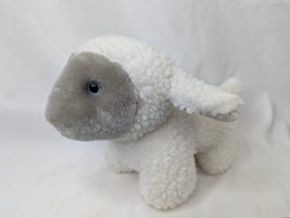 Sugar Loaf Sheep Lamb Plush Gray White Sherpa 6 Inch Stuffed Animal Toy - $14.95