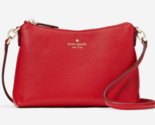 New Kate Spade Bailey Leather Crossbody Pebble Leather Candied Cherry - $94.91