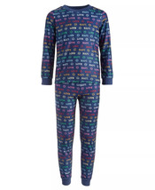 Womens Pajama Set Love Smiley Blue Size Xl Family Pj&#39;s $36 - Nwt - £14.17 GBP