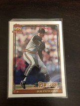 1991 Topps Baseball Card Pittsburgh Pirates Bob Patterson #479 - £1.17 GBP