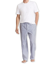 Brooks Brothers White Blue 2 Pc Shirt &amp; Lounge Pants PJ Set , M Medium 8... - £38.60 GBP