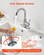VEVOR Single Handle Sink Faucet Kitchen Faucet Brushed Nickel Single Handle - €75,77 EUR