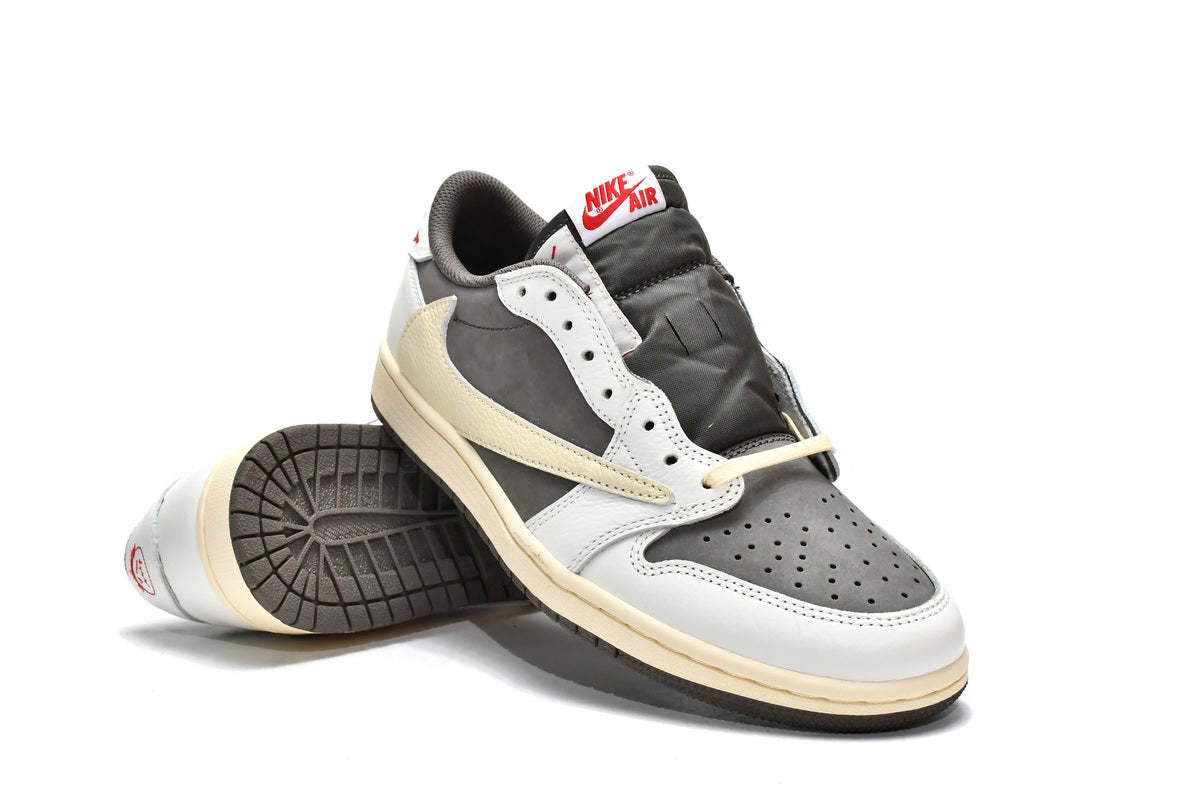 Air Jordan 1 Low White Brown Barb Travis Scott x DM7866-162