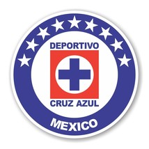 Deportivo Cruz Azul (9 Stars) Mexico Round Decal Die cut - £3.08 GBP+