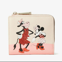 Kate Spade Disney clarabelle &amp; friends minnie mouse small bifold wallet ... - £76.29 GBP