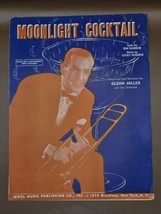 WWII-1942 Glenn MILLER-VTG Sheet Music-MOONLIGHT COCKTAIL-by Kim Gannon-Roberts - £13.35 GBP