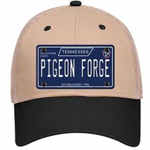 Pigeon Forge Tennessee Blue Novelty Khaki Mesh License Plate Hat Tag - £22.83 GBP