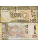 Sri Lanka. Banknote 5000 rupees. 2015. Unc. Paper. Cat# P.128b - $120.03