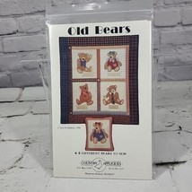 Old Bears Quilt Pattern Country Appliques 1996 Jan Kornfeind Vintage Ted... - $9.89