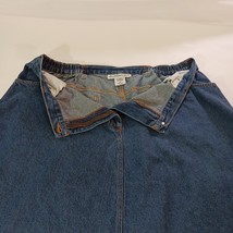 Denim 24/7 Women's Cotton Blue Front Zipper Pockets Denim Skirt Size H8 image 10