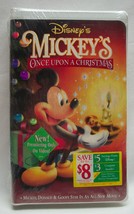 Walt Disney Mickeys Once Upon A Christmas Vhs Video Movie New - £15.61 GBP