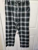 Polo Ralph Lauren Men’s Lounge/Pajama Pants  CottonGreen/White Plaid Medium - $556.16 MXN