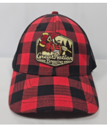 Great Nation Brewing Patch Red Black Plaid Trucker Hat Mesh Back Snapback - $127.67 MXN