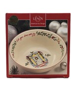 Lenox Holiday Inspirations and Illustration 10&quot; Bowl &quot;Fill Your Home Wit... - $418.67 MXN