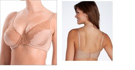 Natori Full Figure Satin Fleur Unlined Underwire Bra #734115 size 30DDD - €38,69 EUR