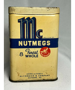 1939 McCormicks Bee Brand 8 Whole Nutmegs Baltimore MD USA Tin Can Spice - £23.99 GBP
