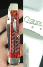 CASE XX 6154L TRAPPERLOCK pocket knife ROGERS RED BONE HANDLE never used! - £150.10 GBP