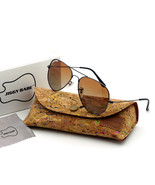Top Brand Name Aviator Sunglasses Polarized Gradient Brown Tea Retro 302... - $19.99
