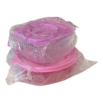 Tupperware Fresh N Cool Bowl #5056 Lilac Lid 470ml &amp; Modular Fuchsia Bow... - $19.59