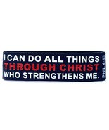I Can Do All Things Through Christ Wristband Philippians 4:13 - £3.06 GBP