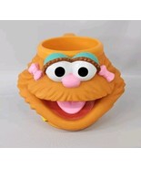 Vtg 1994 Applause 3D Sesame Street Muppets Zoe Plastic Mug - $26.68