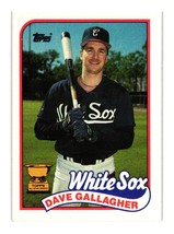 1989 Topps #156 Dave Gallagher Chicago White Sox - £3.13 GBP
