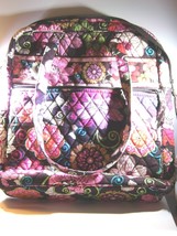 Vera Bradley Large Sized Tote Mod Floral Blue  EUC Rare Piece Retired #P... - $27.92