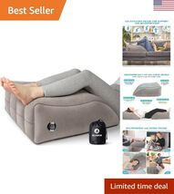 Wedge Pillow for Sleeping - Inflatable Leg Elevation Pillow for Swelling... - $48.22