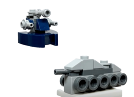 NEW Lego Star Wars Armored Assault Tank &amp; Turbo Tank Micro Sets - £9.81 GBP