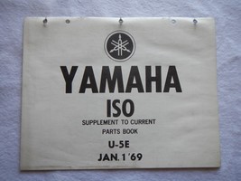 1969 Yamaha U5-E U5E 50 U5 Parts manual supplement - $13.16