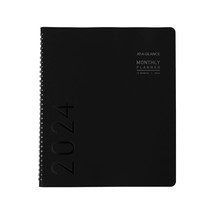 2024 AT-A-GLANCE Contemporary 9&quot; x 11&quot; Monthly Planner Black (70-260X-05... - £30.80 GBP