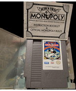 Monopoly (Nintendo Entertainment System, NES, 1991) With Instructions &amp; ... - $285.10 MXN