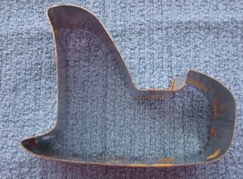 Vintage Metal Sled Sleigh Christmas Cookie Cutter Crafts   - $5.89