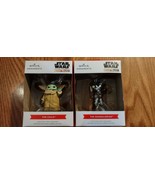 Lot of 2 Hallmark Star Wars Ornaments The Child (Baby Yoda) &amp; The Mandal... - $459.08 MXN
