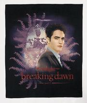 NEW Twilight Saga Breaking Dawn Edward The Handsome Vampire Fleece Throw Blanket - £48.22 GBP
