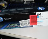 Genuine NEW SEALED HP CF501X (202X) Cyan High-Yield Toner Cartridge OEM ... - £56.31 GBP