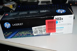 Genuine NEW SEALED HP CF501X (202X) Cyan High-Yield Toner Cartridge OEM ... - $71.61
