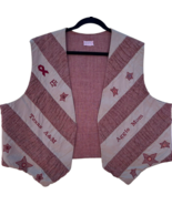 Women&#39;s Vest Handcrafted by Waco-McLennan County Texas A&amp;M Mothers&#39; Club - $40.49 CAD