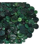 50 Resin Buttons Colorful Army Greens Jewelry Making Sewing Supplies Ass... - £5.44 GBP