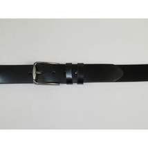 Men's Belt By PICCODER Turkey Genuine Leather Solid 3000 Black image 4