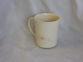 4 ea Corelle Corning Beige Forever Yours Coffee Mugs - £3.89 GBP